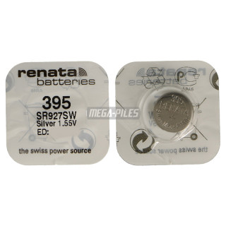 PILE 395.SP SR927SW OXYDE ARGENT 1.55V 55mAh RENATA