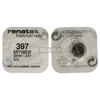 PILE SR726SW OXYDE ARGENT SR59 397.SP 1.55V 32mAh RENATA