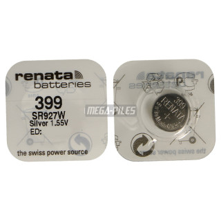 PILE SR927W OXYDE ARGENT 399.SP 1.55V 53mAh RENATA