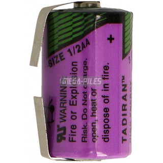 PILE SL-750/T ER-1/2AA lithium avec C-tags 3.6V 1100mAh ER14250 TADIRAN