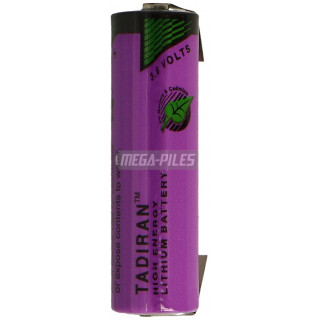 PILE SL-760/T ER-AA lithium avec C-tags 3.6V 2200mAh ER14505 TADIRAN