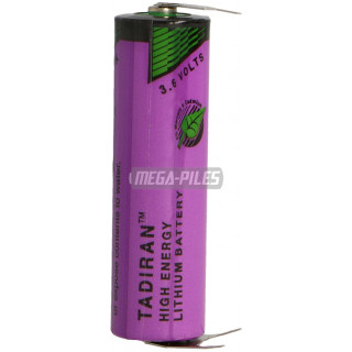 PILE SL-760/PT ER-AA lithium avec pins PCB 3.6V 2200mAh ER14505 TADIRAN