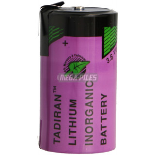PILE SL-2780/T ER-D lithium avec C-tags 3.6V 19000mAh ER34615 TADIRAN