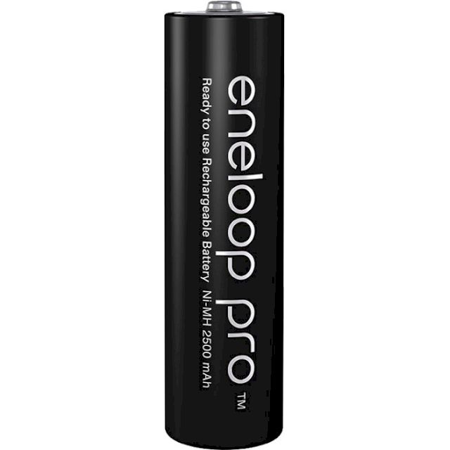 Piles Rechargeables Eneloop Pro NiMH AA HR6 1.2V 2450mAh BL2