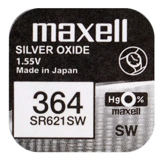 PILE SR621SW OXYDE ARGENT 364 1.55V 18mAh MAXELL