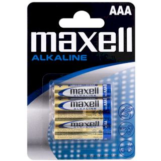 4 Piles LR03 AAA MN2400 Alcaline 1.5V Maxell