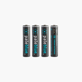 4 Piles Rechargeables USB-C AAA 1.5V 640mAh PALE BLUE