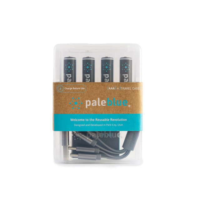 4 Piles Rechargeables USB-C AAA 1.5V 640mAh PALE BLUE