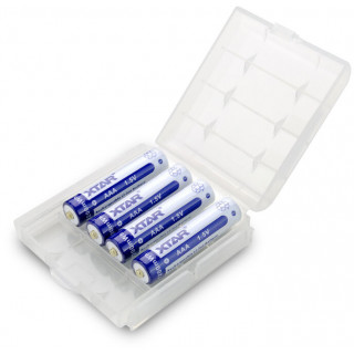 4 Batteries Li-ion XTAR AAA LR03 1.5V 750 mAh Avec Boîte