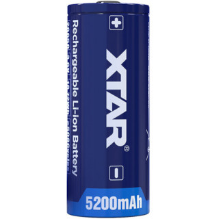 Batterie Li-ion 26650 3.6V 5200 mAh XTAR