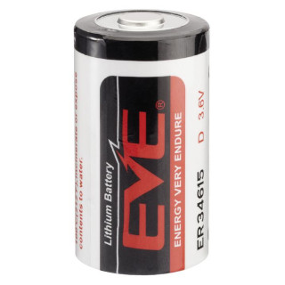 EVE ER34615 / LS33600 STD 3.6V LiSOCl2 D pile lithium