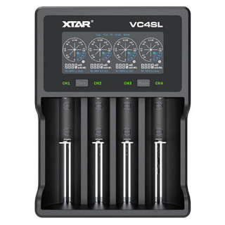 Chargeur de batteries Li-ion et MiMH USB-C XTAR VC4SL