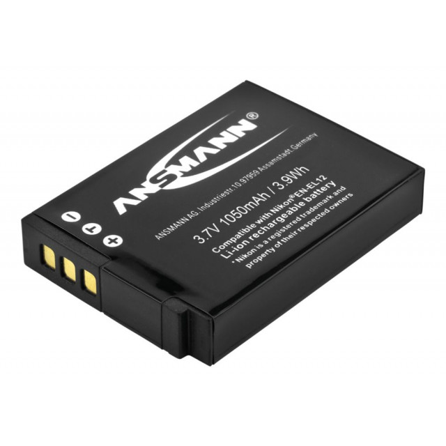 Batterie compatible Nikon EN-EL 12 ANSMANN