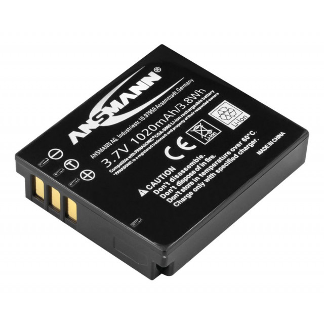 Batterie compatible Panasonic CGA-S 005 ANSMANN