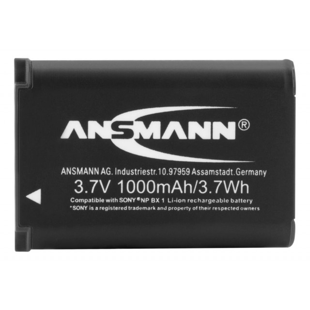 Batterie compatible Sony NP BX1 ANSMANN