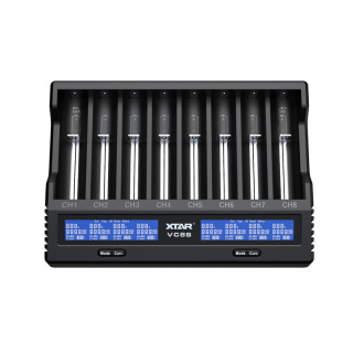 Chargeur VC8S Xtar pour Batteries Li-ion et NiMH