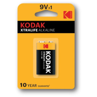 Pile alcaline 6LR61 Xtralife 9V BL1 KODAK