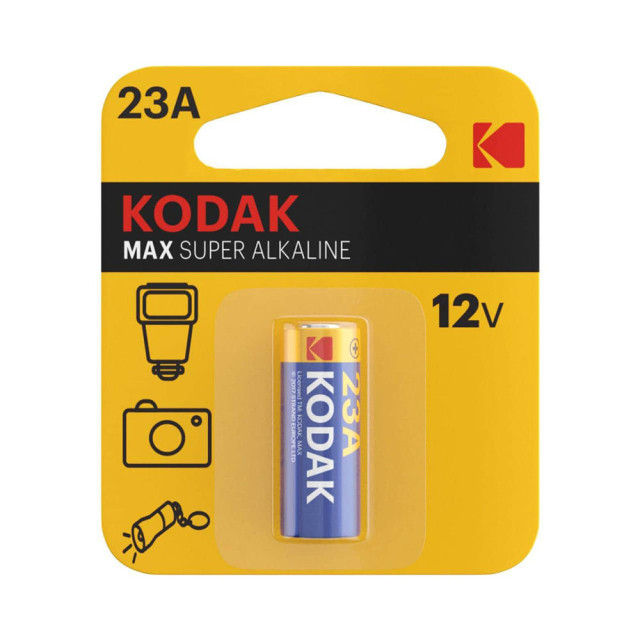 Pile Alcaline 23A 1811A Max Super Alkaline 12V Kodak