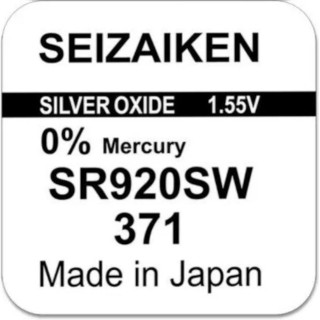 Pile SR920SW oxyde argent 371 1.55V 35mah SEIZAIKEN