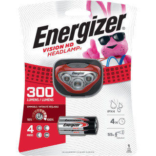 Lampe frontale Vision HD 3LED avec 3xAAA 300 lumens ENERGIZER