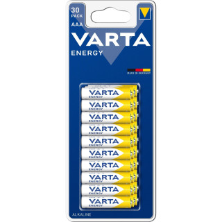 Piles AAA LR03 Alcalines Energy 1.5V BL30 VARTA