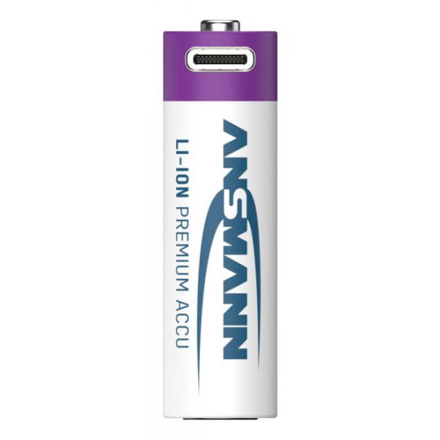 Accu Li-Ion AA rechargeable par cable USB-C 2000 mAh BL4 ANSMANN
