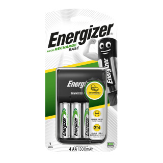 Chargeur Base + 4 Piles AA 1.2V 1300mAh ENERGIZER