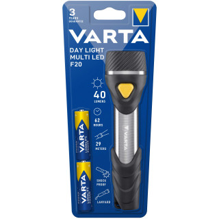 Lampe Torche Day Light Multi LED F20 + 2 Piles AA VARTA