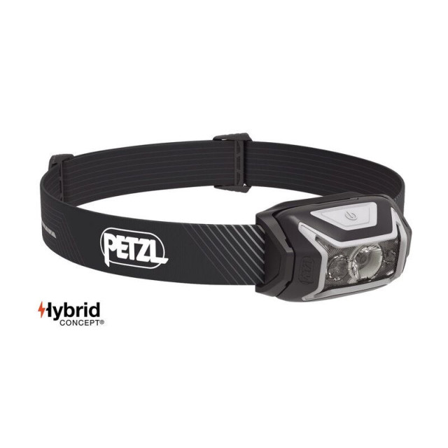 Lampe Frontale Petzl ACTIK CORE Grise 600 Lumens