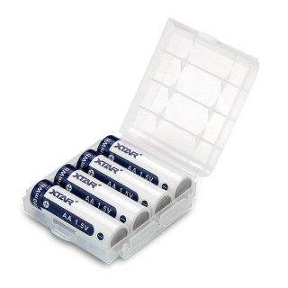 4 Batteries Li-Ion AA LR6 1.5V 2000 mAh XTAR