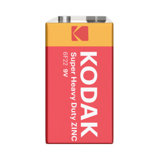 Pile Saline 6F22 9V Super Heavy Duty Zinc Kodak