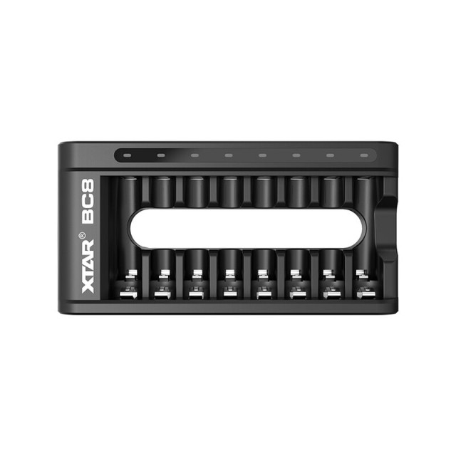 Chargeur de batteries Li-ion et NiMH AA AAA BC8 XTAR