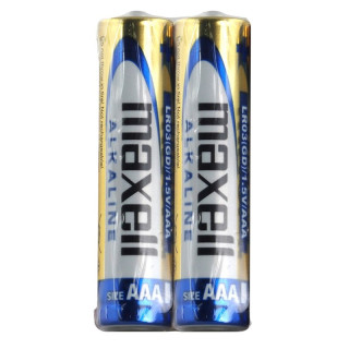 2 Piles Alcalines LR03 AAA (Shrink) 1.5V MAXELL