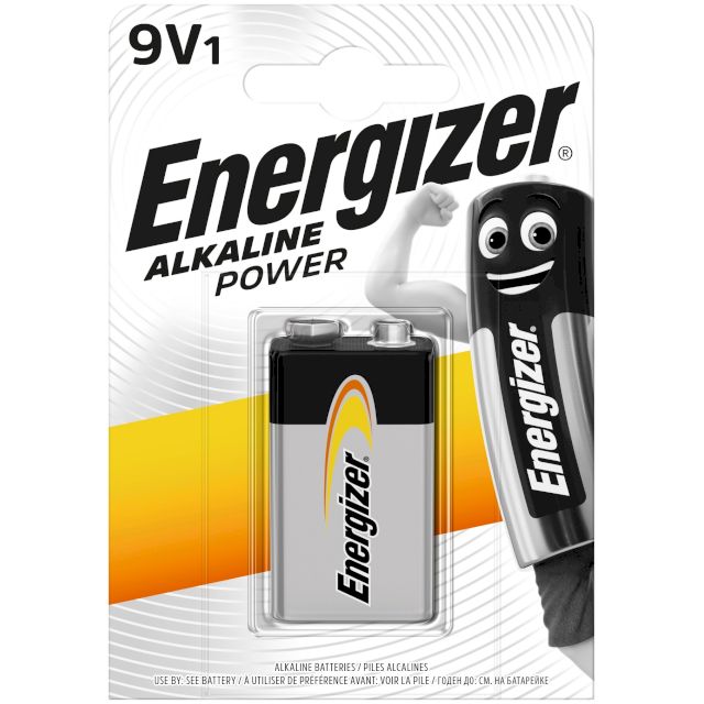 PILE 6LR61 ALCALINE 9V E-BLOCK Alkaline Power BL1 ENERGIZER