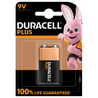 Pile 9V 6LR61 Alcaline Duracell Plus
