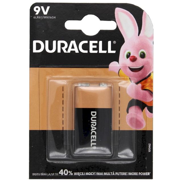 Pile 6LR61 Alcaline MN1604 Basic Power 9V DURACELL