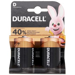 2 Piles D LR20 Alcalines MN1300 Duracell