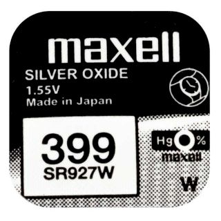 PILE SR927W OXYDE ARGENT 399 1.55V 60mAh MAXELL