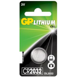 Pile Bouton CR2032 Lithium 3V 220mAh GP