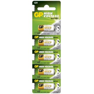 5 Piles A23 23AE Alcalines 12V 55mAh GP