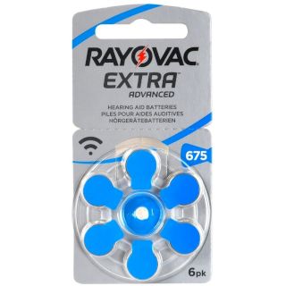 PILES AUDITIVES 675 EXTRA 1.4V 640mAh RAYOVAC