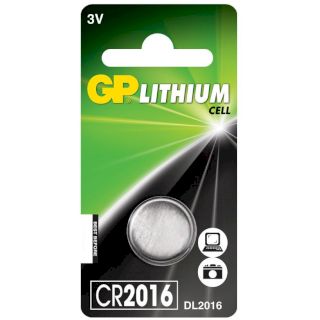 Pile Bouton CR2016 Lithium 3V 90mAh GP