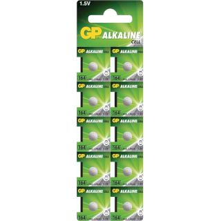 PILES 164 ALCALINES LR620 1.5V 8mAh BL10 GP