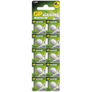 PILES LR54 ALCALINE V10GA 1.5V 44mAh BL10 GP