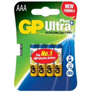 PILES LR03 ULTRA PLUS ALCALINES AAA 1.50V x4 GP