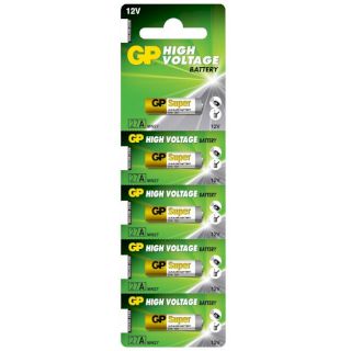 PILES GP27A ALCALINES 12V 20mAh BL5