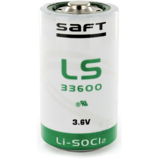 PILE LS33600 LITHIUM 3.6V 17Ah D SAFT