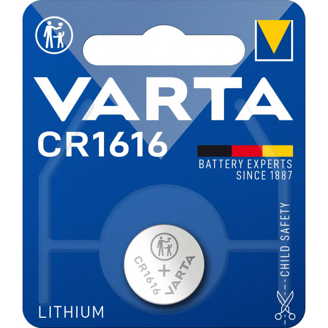 Pile Bouton CR1616 Lithium 3V 55mAh Varta