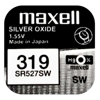 PILE SR527SW OXYDE ARGENT 319 1.55V 17mAh MAXELL