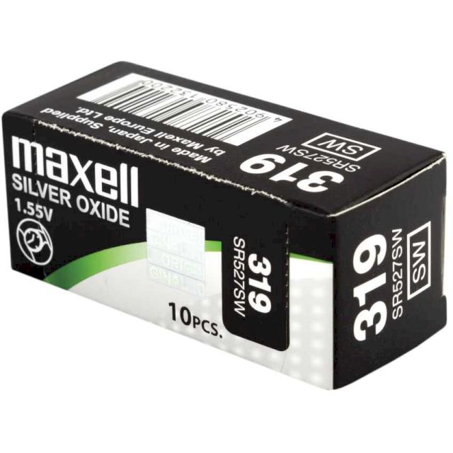PILE SR527SW OXYDE ARGENT 319 1.55V 17mAh MAXELL
